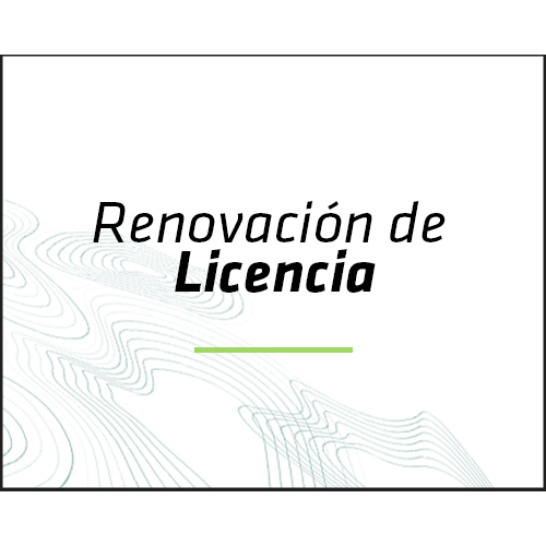 Renovación Licencia